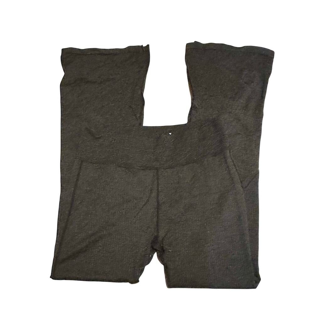 Joy Lab Textured Charcoal Gray Black Flare Leg Pants Women's XL